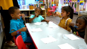 New Toothbrushing Guidelines Make Brushing Fun in Child Care Classrooms!